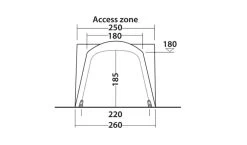 Outwell Milestone Dash Drive Away Awning 17 Outwell Milestone Dash Drive Away Awning -Outdoor Camping Store 111099 milestone dash drawing other4