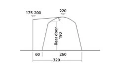 Outwell Milestone Dash Drive Away Awning 18 Outwell Milestone Dash Drive Away Awning -Outdoor Camping Store 111099 milestone dash drawing other5