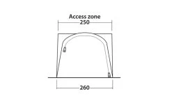Outwell Newburg 160 Poled Drive Away Awning -Outdoor Camping Store 111101 newburg 160 drawing other4
