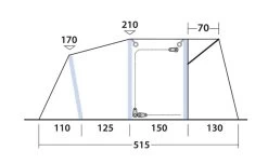 Outwell Blossburg 380 Air Drive Away Awning -Outdoor Camping Store 111242 blossburg 380 air drawing other5