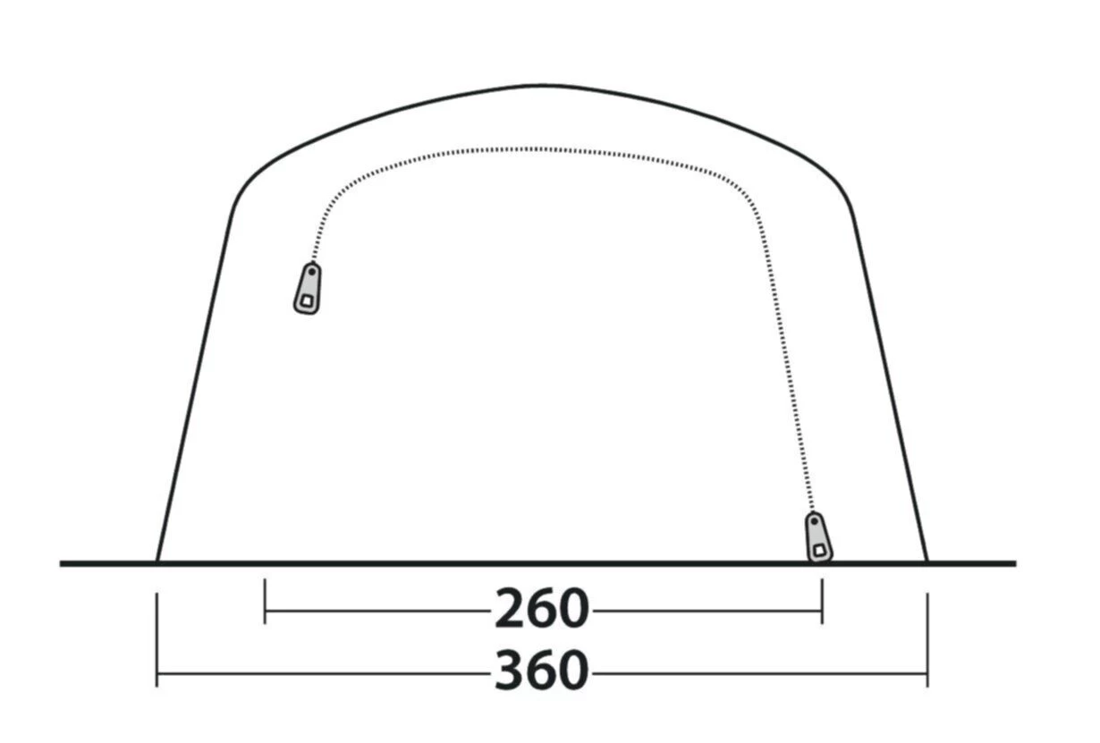 Outwell Jacksondale 5PA Tent (2022) 7 Outwell Jacksondale 5PA Tent (2022) - Image 5