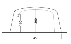 Outwell Queensdale 8PA Tent (2023) -Outdoor Camping Store 111270 queensdale 8pa drawing other5