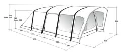 Outwell Springville 5SA Tent (2023) 22 Outwell Springville 5SA Tent (2023) -Outdoor Camping Store 111276 springville 5sa drawing perspective2
