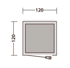 New Products -Outdoor Camping Store 111287 outwell seahaven comfort station single drawing floorplan3