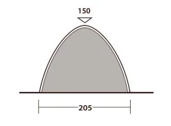 Outwell Free Standing Inner 14 Outwell Free Standing Inner -Outdoor Camping Store 111289 free standing inner drawing other4