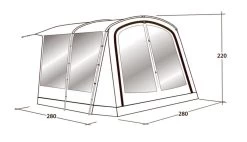 Outwell Universal Awning Size 1 (2022) -Outdoor Camping Store 111290 universal awning size 1 drawing perspective2