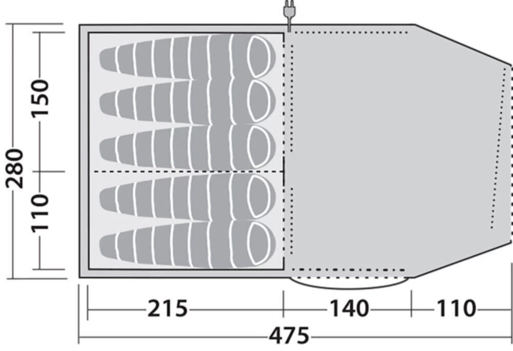Robens Double Dreamer 5 Tent (2023) 5 Robens Double Dreamer 5 Tent (2023) - Image 3