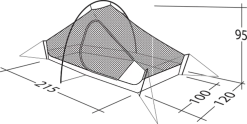 Robens Chaser 2 Tent (2023) 25 Robens Chaser 2 Tent (2023) -Outdoor Camping Store 130316 chaser 2 drawing other5