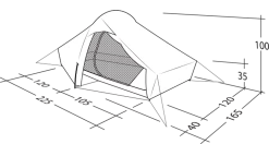 Robens Chaser 2 Tent (2023) 26 Robens Chaser 2 Tent (2023) -Outdoor Camping Store 130316 chaser 2 drawing perspective2