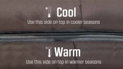 Outwell Contour Supreme Coffee Sleeping Bag -Outdoor Camping Store 230369 contour supreme coffee feature photo18