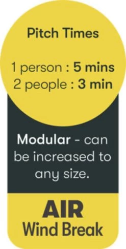 Quest Falcon Air Shield 500 - 3 Panels (2022) -Outdoor Camping Store a1038 9 midsize