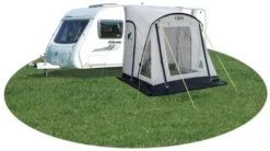 Quest Falcon 220 Poled Porch Caravan Awning (2022) -Outdoor Camping Store a3500 midsize