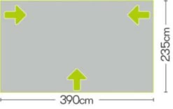Quest Falcon Air 390 Porch Awning (2022) -Outdoor Camping Store a3503a 7 midsize