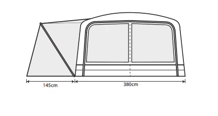 Outdoor Revolution Airedale 6.0SE Tent (2023) 5 Outdoor Revolution Airedale 6.0SE Tent (2023) - Image 3