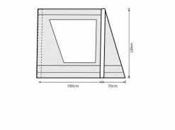 Outdoor Revolution Airedale 7.0se / 9.0se Front Porch Extension -Outdoor Camping Store airedale 7se 9se front porch extension floorplan 1