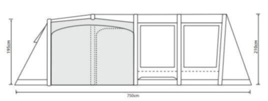 Outdoor Revolution Camp Star 700SE Tent Bundle (2023) 5 Outdoor Revolution Camp Star 700SE Tent Bundle (2023) - Image 3