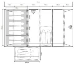 Outdoor Revolution Camp Star 700SE Tent Bundle (2023) 10 Outdoor Revolution Camp Star 700SE Tent Bundle (2023) -Outdoor Camping Store camp star 700 se floor 1
