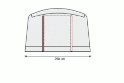 Outdoor Revolution Camp Star Side Porch (500xl, 600, 700) (2022) -Outdoor Camping Store campstar side porch floorplan 2 1