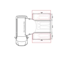 Outdoor Revolution Cayman Combo PC Air Mid Awning (210-255cm) -Outdoor Camping Store cayman combo floor 1