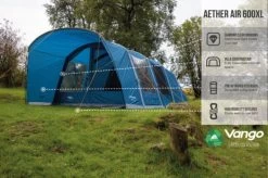 Vango Airbeam Vango Aether Air 600XL Tent (2022) 18 Vango Airbeam Vango Aether Air 600XL Tent (2022) -Outdoor Camping Store earth collection airbeam infographics call outs8