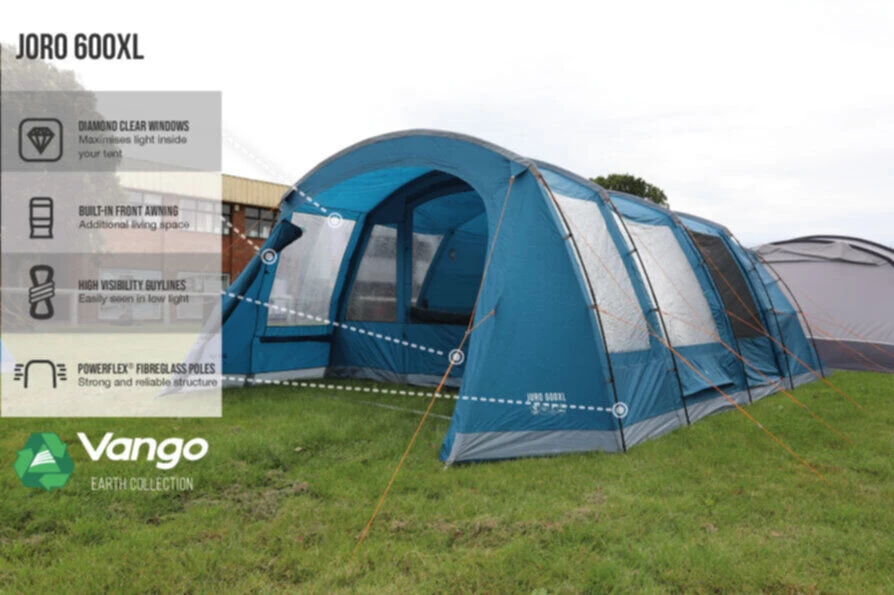 Vango Joro Poled 600XL Tent (2022) 11 Vango Joro Poled 600XL Tent (2022) - Image 9