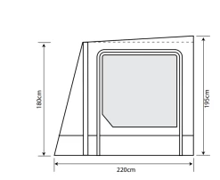 Outdoor Revolution Eclipse Pro Annex -Outdoor Camping Store eclipse pro annex fl1