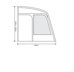 Outdoor Revolution Eden Air 390 Caravan Awning (2022) -Outdoor Camping Store eden air 390 floor2
