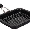 Quest 28cm BBQ/Oven Grill Pan With Removable Handle -Outdoor Camping Store grill