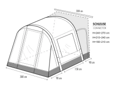 Westfield Hydra 320 Travel Smart Air Drive Away Awning (2021) -Outdoor Camping Store hydra grafik01 1678283330245