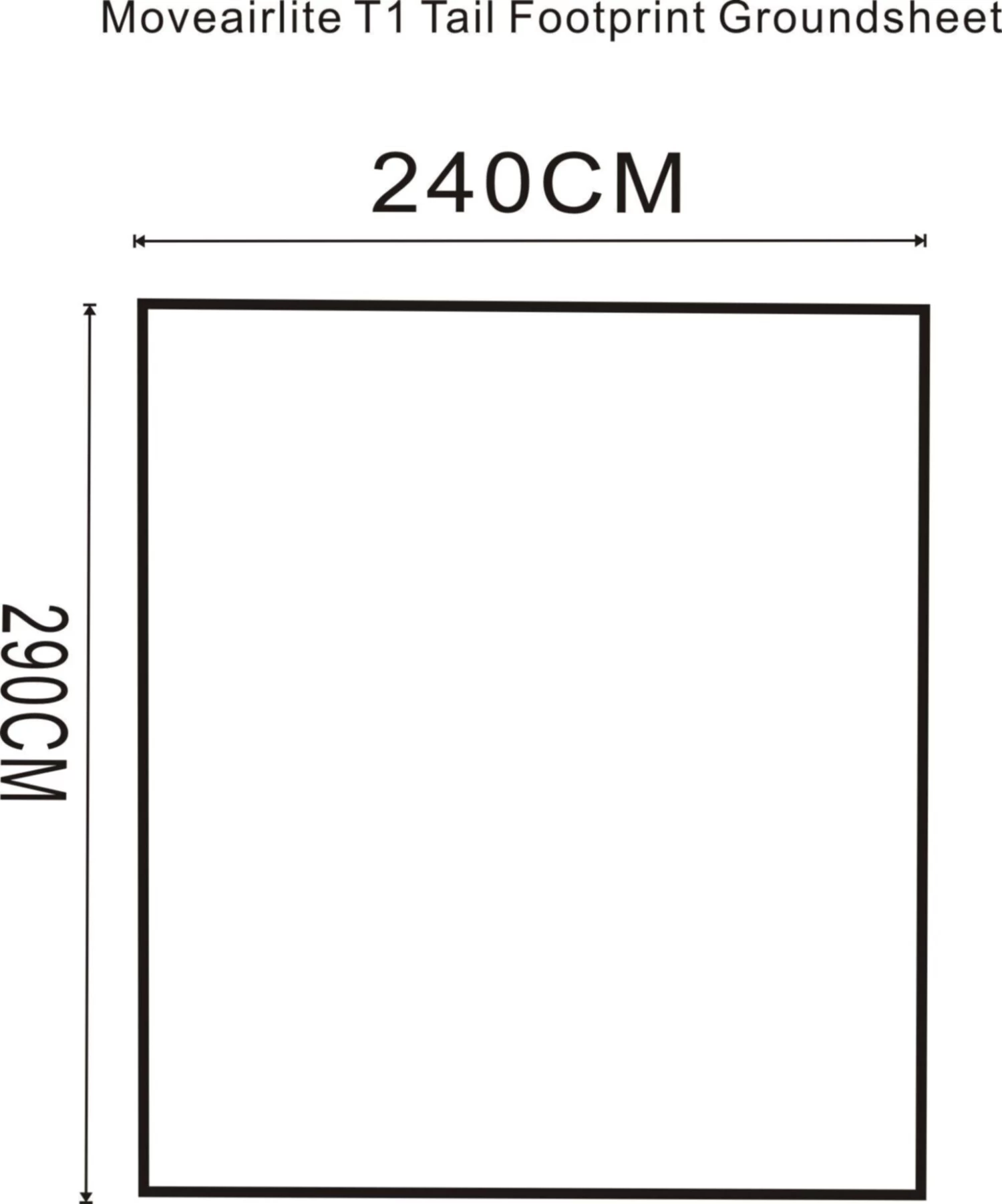 Outdoor Revolution Movelite T1 Tail Footprint 3 Outdoor Revolution Movelite T1 Tail Footprint