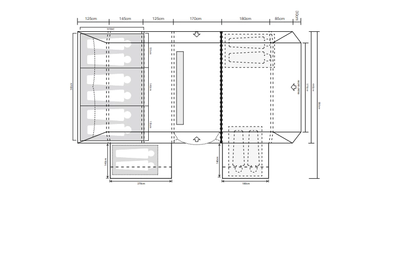 Outdoor Revolution O-Zone 8.0 Safari Lodge Tent 6 Outdoor Revolution O-Zone 8.0 Safari Lodge Tent - Image 4