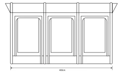 Outdoor Revolution Sportlite Air 400 Caravan Awning -Outdoor Camping Store sportlite 400 flr