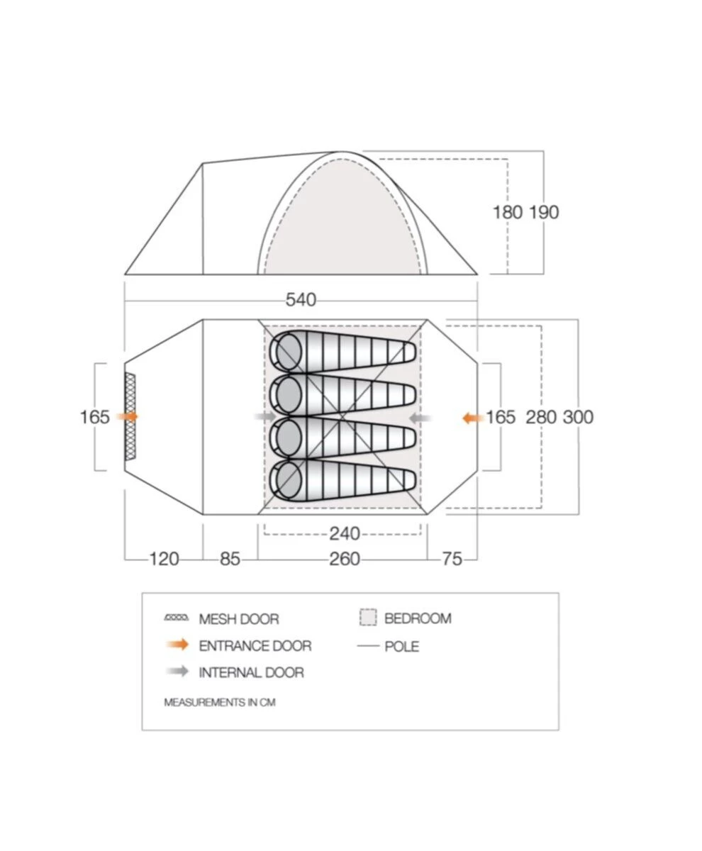Vango Mokala 450 Tent (2022) 4 Vango Mokala 450 Tent (2022) - Image 2